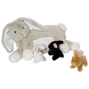 Manhattan Toy Nursing Nola Rabbit Nurturing Soft Toy
