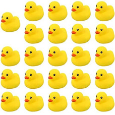 Wankko Mini Yellow Rubber Bath Ducks for Child 24pcs