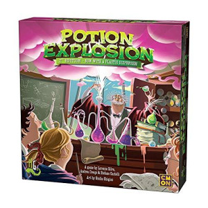 Horrible Guild: Potion Explosion 2nd Edition, Expansion, Now with a Plastic Dispenser, Durable Plastic, 2 to 4 Players, 30 to 45 Minute Play Time, For Ages 14 and up