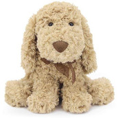 WEIGEDU Poodle Puppy Goldendoodle Stuffed Animal, Adorable Toy Dog Labradoodle Plush for Kids Boys Girls Birthday Easter Christmas Bedtime Gift, 11.8 Golden