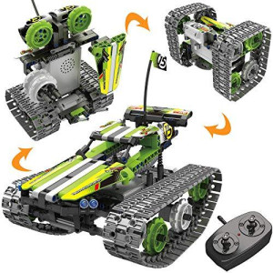 Stem Projects for Kids Ages 8-12 Remote Control Car/Robot Toy Building Kit Robotics Engineering Gift Model Cars to Build 9-12 Boy RC Set Best Birthday Gifts for 7 8 9 10 11 12 15 + Year Old Boys Toys
