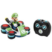 Super Mario 08988-PLY Nintendo Mario Kart 8 Luigi Mini Anti-Gravity Rc Racer 2.4Ghz, with Full Function Steering Create 360 Spins, Whiles & Drift Up To 100" Range - For Kids Ages 4 Plus