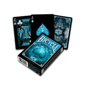 Bicycle Ice Theme Blue Playing Cards