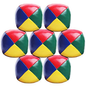 ELCOHO 7 Pack Beginners Juggling Balls Durable and Soft Easy Juggle Balls
