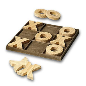 LTD Table Top Tic-Tac-Toe Board game with Jumbo Pieces - 11 Pieces