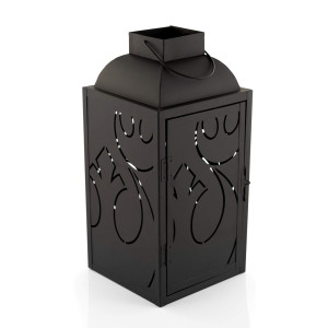 Seven20 Star Wars Stamped Lantern Black Die-cut Rebel Insignia Pattern Indoor & Outdoor Use 14 Inches Tall