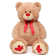 MaoGoLan Giant Big Love Teddy Bear 35 Stuffed Valentines Day Bear with Heart for Girlfriend