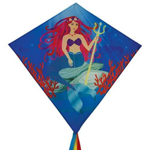 In the Breeze 3258 - Mermaid 30 Inch Diamond Kite - Fun, Easy Flying Mermaid Kite