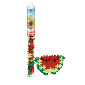 PLUS PLUS - Mini Maker Tube - Watermelon - 70 Piece, construction Building Stem Toy, Interlocking Mini Puzzle Blocks for Kids