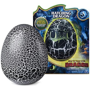 DreamWorks Dragons Hatching Toothless Interactive Baby Dragon with Sounds, for Kids Aged 5 and Up