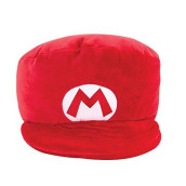 Club Mocchi- Mocchi- Nintendo Super Mario Plush - Mario Hat Plushie - Easter Basket Stuffers - Collectible Squishy Plushies - 15 Inch