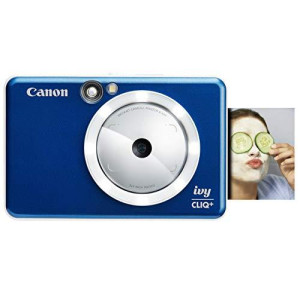 Canon Ivy CLIQ+ Instant Camera Printer, Smartphone Photo Printer, Via Bluetooth(R), Sapphire Blue