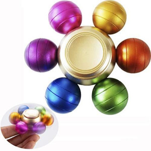 Rainbow Fidget Spinner, Easter Basket Stuffers Anti-Spinner Anti Anxiety Toys ADHD Relieve Stress Toys for Children and Adults (Rainbow Colourful)