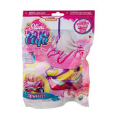 ORB 35774 Slimi Cafe Squishie Donut Stack Starter Pack with Hole-Ties for Creating Squezze Pastry Toys for Ages 8 and up, Pink/Yellow