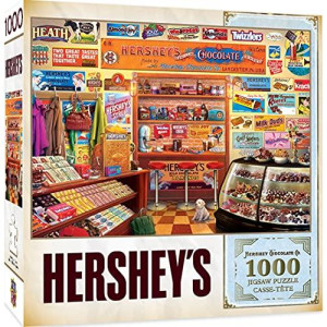 1000 Piece Jigsaw Puzzle for Adult, Family, Or Kids - Hersheys Candy Shop by Masterpieces - 19.25"X26.75" - Family Owned American Puzzle Company