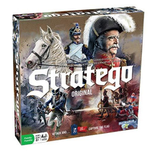 PlayMonster Stratego Original New Ed -- New Look, Same Classic Strategy Game -- Capture Your Opponent's Flag to Win! -- Ages 8+