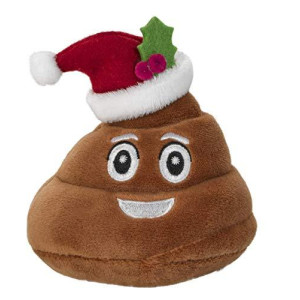 Farting Santa Poop Emoji Toy - 7 Funny Fart Sounds, Xmas Poop Toys, Funny Dog Toy, Christmas Stocking Stuffers Kids Love, Poop Toy, Christmas Toys 2022, Gifts for Secret Santa, Poop Emoji Gifts 4x4.5