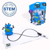 TracerBot - Blue  Mini Inductive Robot That Follows The Black Line You Draw. Fun, Educational, and Interactive STEM Toy with Limitless Ways to Play! Promotes Logic and Creativity Training