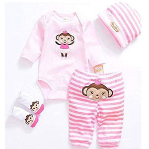 Reborn Baby Doll Clothes for Girl 20-23 Inches Newborn Girl Baby Doll Clothing Sets