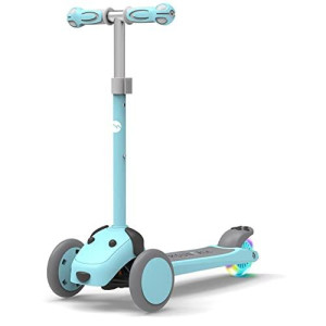 MOUNTALK 3 Wheel Kids Scooters Age 3-5/5-8 Years Old, Kick Scooter for Toddler Boys and Girls with Light Up Wheels, Mini Scooter for Children