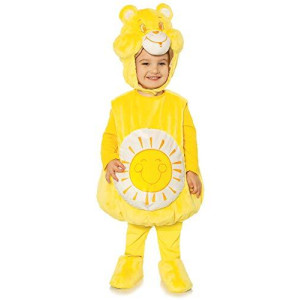 UNDERWRAPS unisex child Care Bears Funshine Bear Toddler's Costume, White, Large 2-4T US