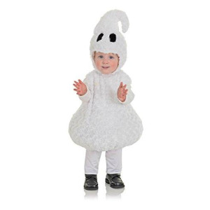 UNDERWRAPS unisex child Underwraps Toddler's Halloween Ghost Belly Babies Costume, White, X-Small US