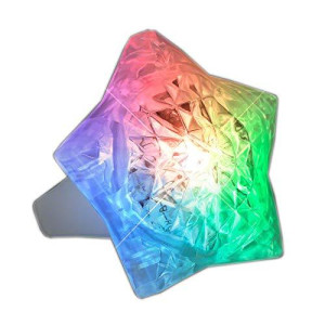 blinkee Aurora Huge Crystal Star Prism Gem Rings RGB