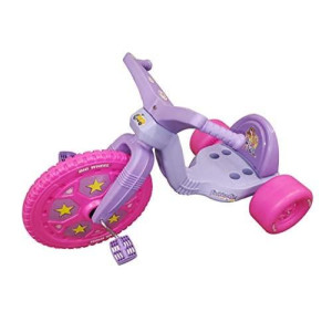 The Original Big Wheel, Pink-Purple, Giant 16" Wheel Ride On Tricycle, 3 Position Seat - Trike Grows with Child, Kid Powered Pedal Bike, 50th Year, Sit Down Riding Around Outdoor Toy, Ages 3-8 (19060)