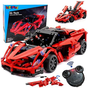 WISEPLAY Stem Projects for Kids Ages 8 12 16 yr - 380PCS RC Car Kits to Build - STEM Building Toys for Boys Age 8-12 - Model Car Kits to Build for Kids 9-12 - Great Building RC Car Gift for Your Kids
