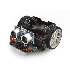 DFROBOT Maqueen Micro:bit Robot Platform - Graphical Programming Educational Robotic Car for Kids - STEM Learning DIY Mini Robot Kit for Maker Education (Without Micro:bit Board)