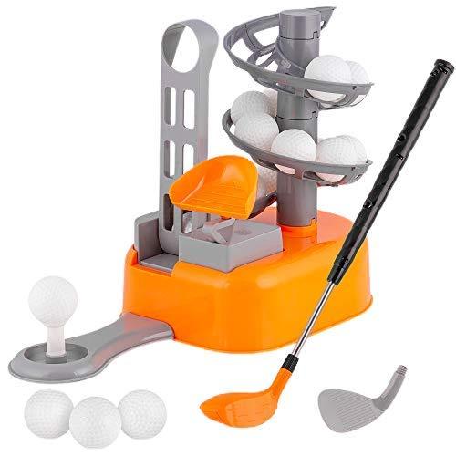 BRITENWAY Kids Golf Toy Set, Toddler Golf Sports Toys, Early Educational and Outdoor Exercise Toys for Toddlers, Learning Sports Game for 4, 5, 6, 7 Year Old Boys and Girls
