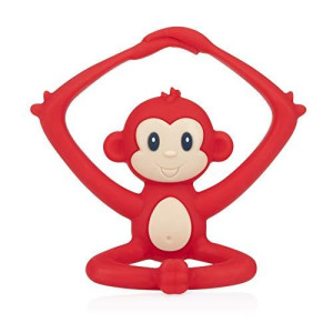 Nuby Yogis All Silicone Soothing Teether, Monkey