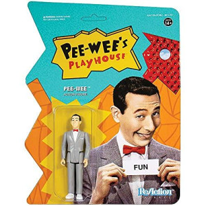 Super7 Pee Wee's Playhouse: Pee Wee Reaction Figure, Multicolor