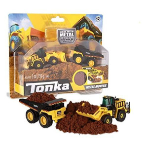 Tonka - Metal Movers Combo Pack - Mighty Dump Truck & Front Loader