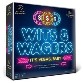 North Star Games Wits & Wagers Board Game | Vegas Edition, Kid Friendly Party Game and Trivia
