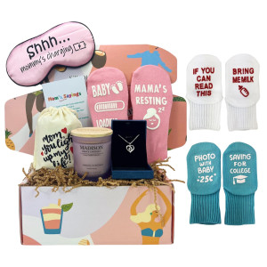Silly Obsessions gift Box for New Mom, Pregnant Mom, great gift Basket Set for Baby Shower, Pregnant Women, Daughter, Wife, Friends, Mom to be (Pregnant Mom)
