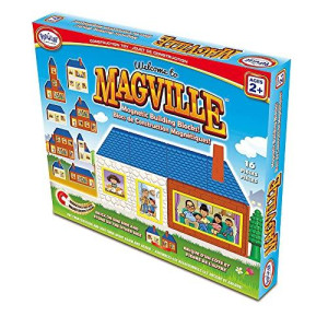 Magville Magnetic Building Block Toy Set for Kids Ages 2 and Older