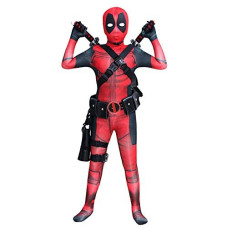 Koveinc Unisex Superhero Bodysuit Halloween Cosplay Costumes 3D Style Medium