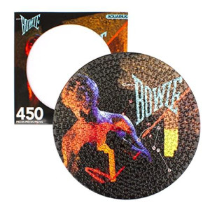 AQUARIUS David Bowie Lets Dance Record Disc Puzzle (450 Piece Jigsaw Puzzle) - Officially Licensed David Bowie Merchandise & Collectibles - Glare Free - Precision Fit - 12 x 12 Inches