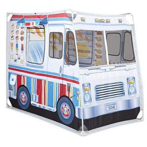 Melissa & Doug Food Truck Fabric Play Tent Playhouse and Storage Tote 