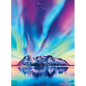 Buffalo games - colors on The Mountain - 1000 Piece Jigsaw Puzzle, Blue
