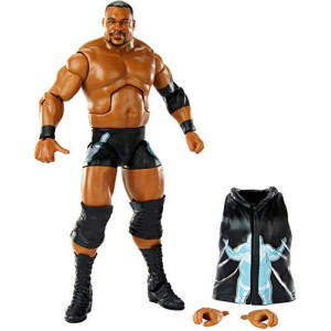 WWE Keith Lee Elite Collection Series 82 Action Figure 6 in Posable Collectible Gift Fans Ages 8 Years Old and Up