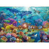 Becko US Puzzles for Adults Jigsaw Puzzles 500 Pieces Puzzles for Kids and Adults - Undersea World Underwater Paradise Ocean Scene