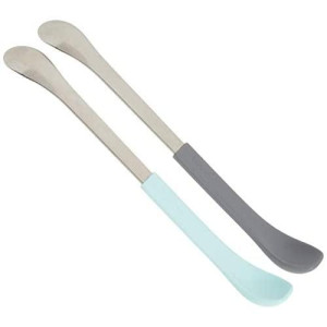 Boon SWAP 2-in-1 Baby Spoon, Gray/Mint (Pack of 2)