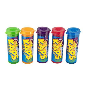 Pog Retro Kaps Game Ultimate Storage Tube Set of All 5 Colors Includes : 100 Pogs & 10 Exclusive Slammers & 5 Storage Containers
