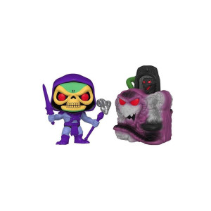 Funko POP Town Retro Toys: Masters of The Universe - Skeletor with Snake Mountain, Multicolor, Standard (51469)