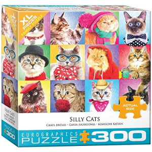 Eurographics Silly cats 300 Piece Puzzle