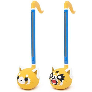Special Edition Sanrio Otamatone (2 Pc. Set - Aggretsuko Sweet + Rage) - Fun Electronic Musical Toy Instrument by Maywa Denki (Official Licensed) [Includes Song Sheet and English Instructions]