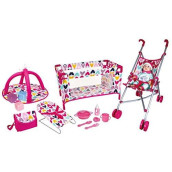 Lissi Baby Doll Complete 15 Piece Play Set.