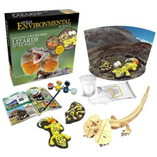 WILD ENVIRONMENTAL SCIENCE Amazing and Bizarre Lizards of the World - For Ages 6+ - Create and Customize Models and Dioramas - Study the Most Extreme Animals
